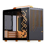 Корпус JONSBO Jonsplus Z20, mini-ITX, micro-ATX, черно-оранжевый (без БП)