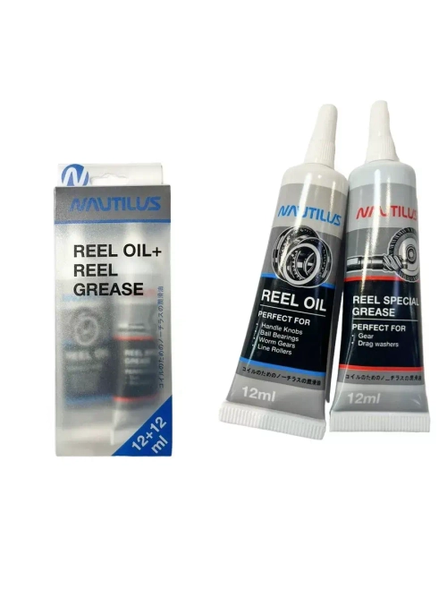 Смазка для катушек Reel oil 12ml + Reel grease 12ml