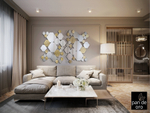 Зеркало Nadia золотое