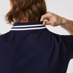 Мужское теннисное поло Lacoste Men's SPORT Roland Garros Edition Piqué Polo Shirt - navy blue/white/red