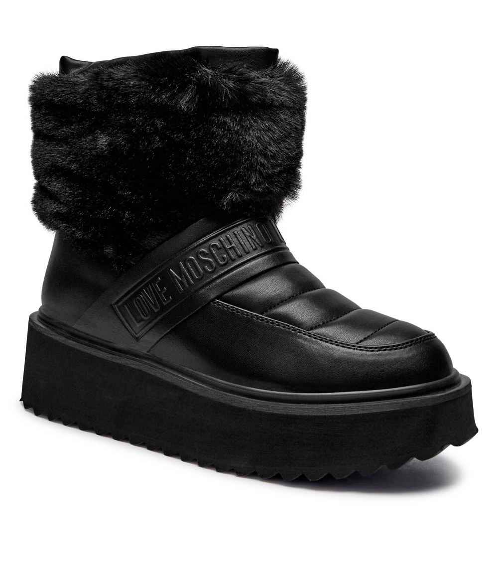 Угги Platform60 Love Moschino - черный(JA24296I0LIEC)