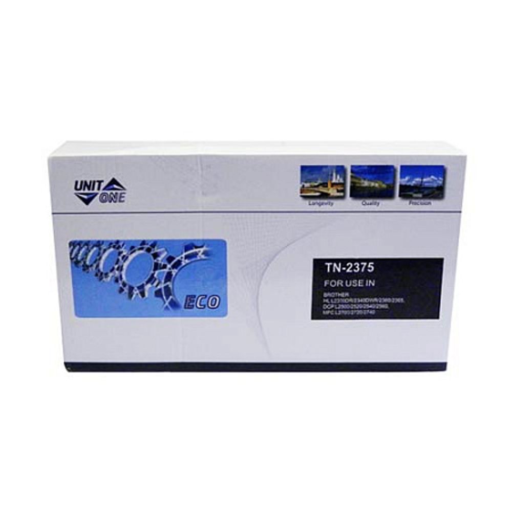 Тонер-картридж UNITON, аналог BROTHER TN-2375 для HL-L2300/2340/DCP-L2500/2520/MFC-L2700 TN-2375 (2,6K) Eco