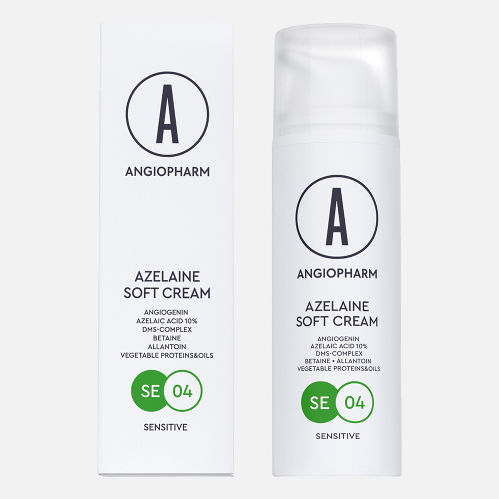 ANGIOPHARM Азелаиновый крем для чувствительной кожи (10%), 50 мл