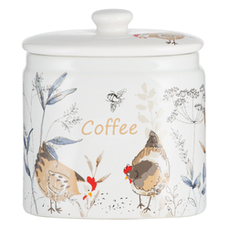 Емкость для хранения кофе country hens 650 мл