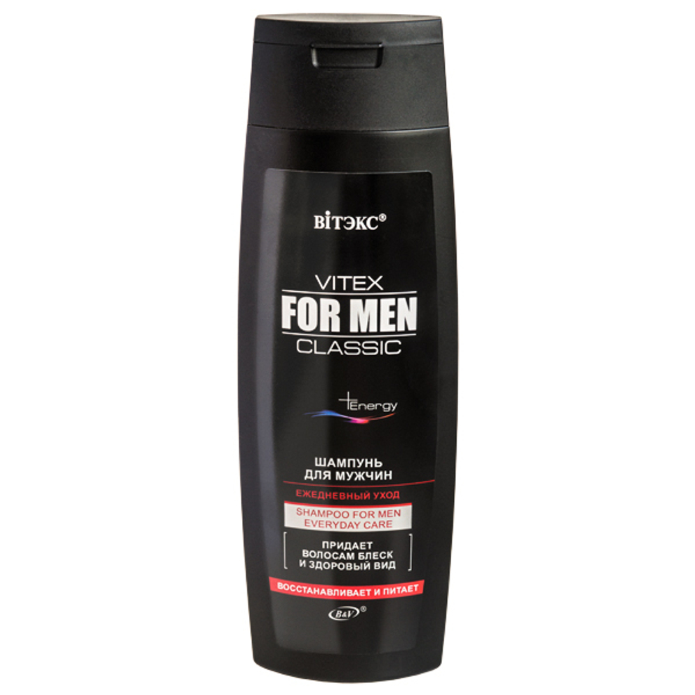 Витэкс FOR MEN CLASSIC NEW Шампунь для мужчин ЕЖЕДНЕВНЫЙ УХОД 400мл