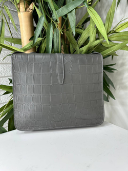 Сумка через плечо Hermes Steve Light из кожи крокодила