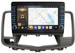 Магнитола для Nissan Teana 2008-2013 (монохром экран) - Kuberg OL-1669 (кнопки и крутилки), Android 12, Быстрая, CarPlay, 4G SIM-слот