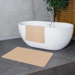 Комплект ковриков для ванной и туалета My Crystal 60*100 и 50*60 Классик,бежевый