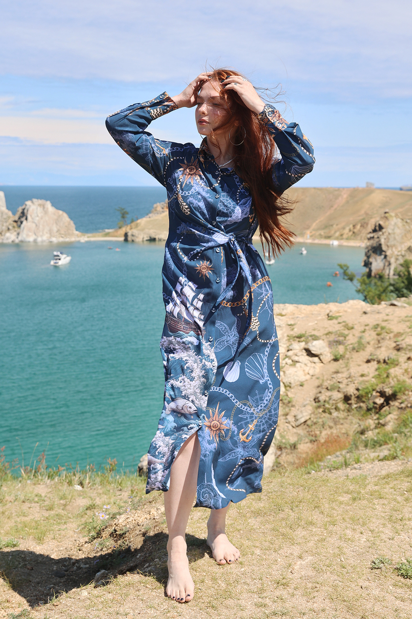 Платье "Юнона. Морские сокровища"