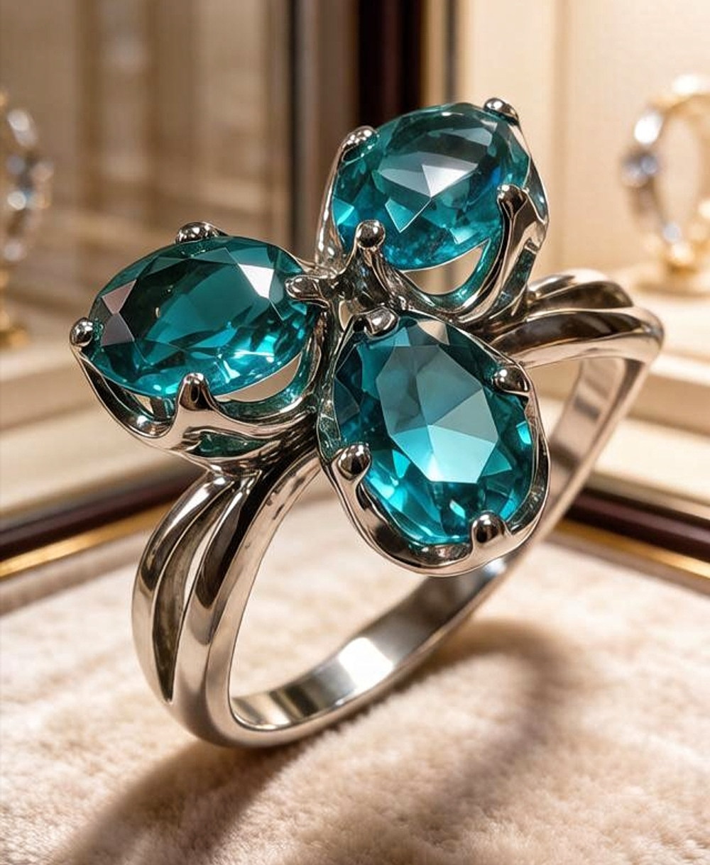 Ювелирное кольцо из серебра 925 пробы