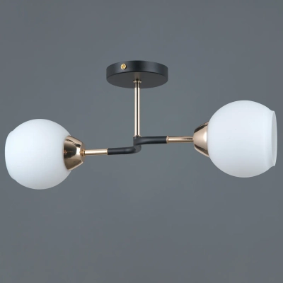 IL0689-2CSQ-24 BK FGD LIBRA светильник потолочный ILLUMICO, E27х2