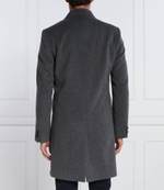 Хлопковое пальто h-hyde-c-224 BOSS BLACK - графитовый(50485199)