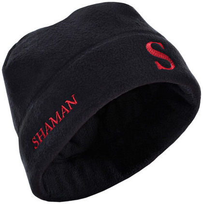 Шапка зимняя флисовая ХСН "Shaman-280", Черный (красная вышивка)