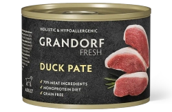 Grandorf Fresh Монопротеиновые консервы из утки для собак всех пород