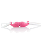 Розовые силиконовые виброусы THE Mustachio (Цвет: розовый)