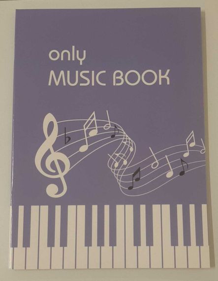 Not dəftəri \ Music book 24 vərəq (bənövşəyi)