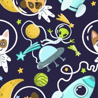 Космос и собачки