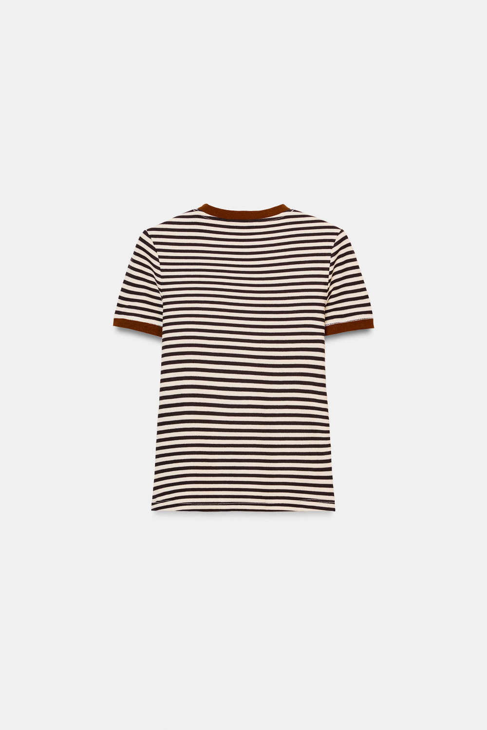 ФУТБОЛКА В ПОЛОСКУ С КОРОТКИМИ РУКАВАМИ — ZARA