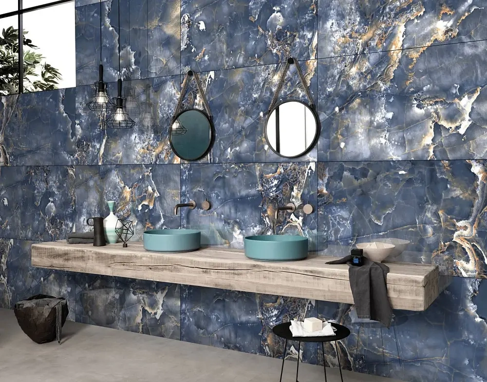 Керамогранит Primavera Speranza Gold Light Blue High Glossy 60x120 см (GR206)