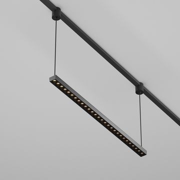 Трековый магнитный светильник LED 26W 3000К IP20 TR169-1-26W3K-M-B чёрный Points Elasity Maytoni
