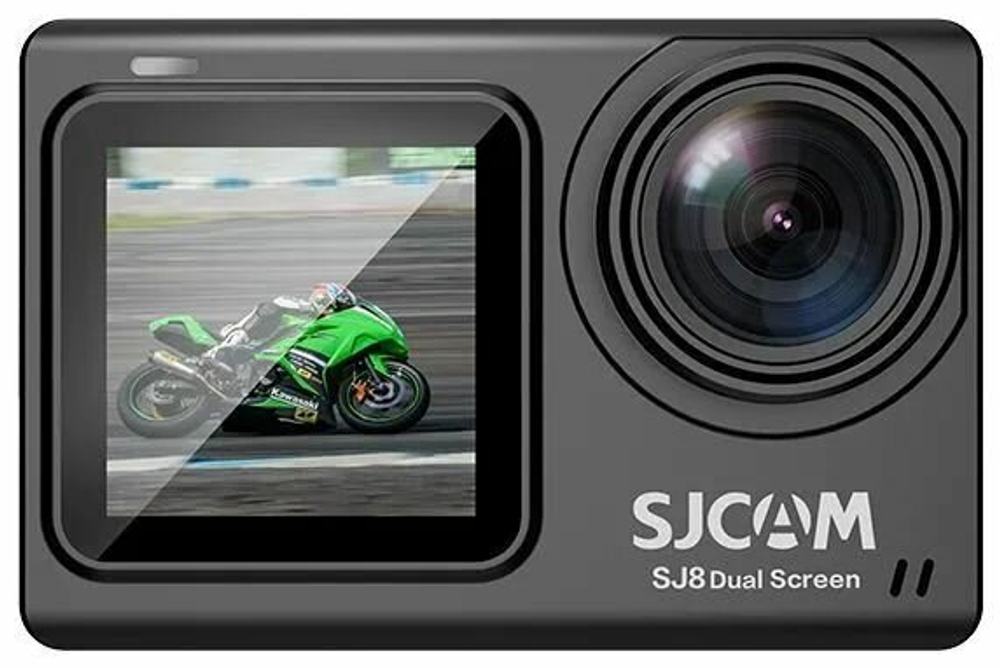 Экшн-камера SJCAM SJ8 DUAL-SCREEN, 12МП, 1200 мАч, черный