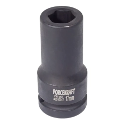 Головка ударная глубокая 3/4'', 17мм (6гр.) FORCEKRAFT FK-46510017
