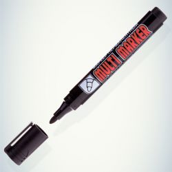 302762 Crown Маркер перманентный MULTI MARKER, ЧЕРНЫЙ пулевидный 3мм (CPM-800) БЛ-1 | Crown