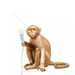 Table design lamp  Monkey by Seletti (Gold)