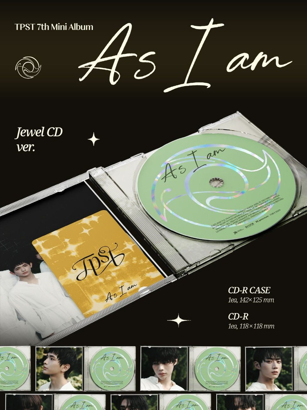 Альбом TEMPEST - AS I AM 7th Mini Album JEWEL CD Version