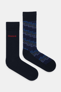 Носки (2 пары) мужские HUGO 2P RS ALL OVER