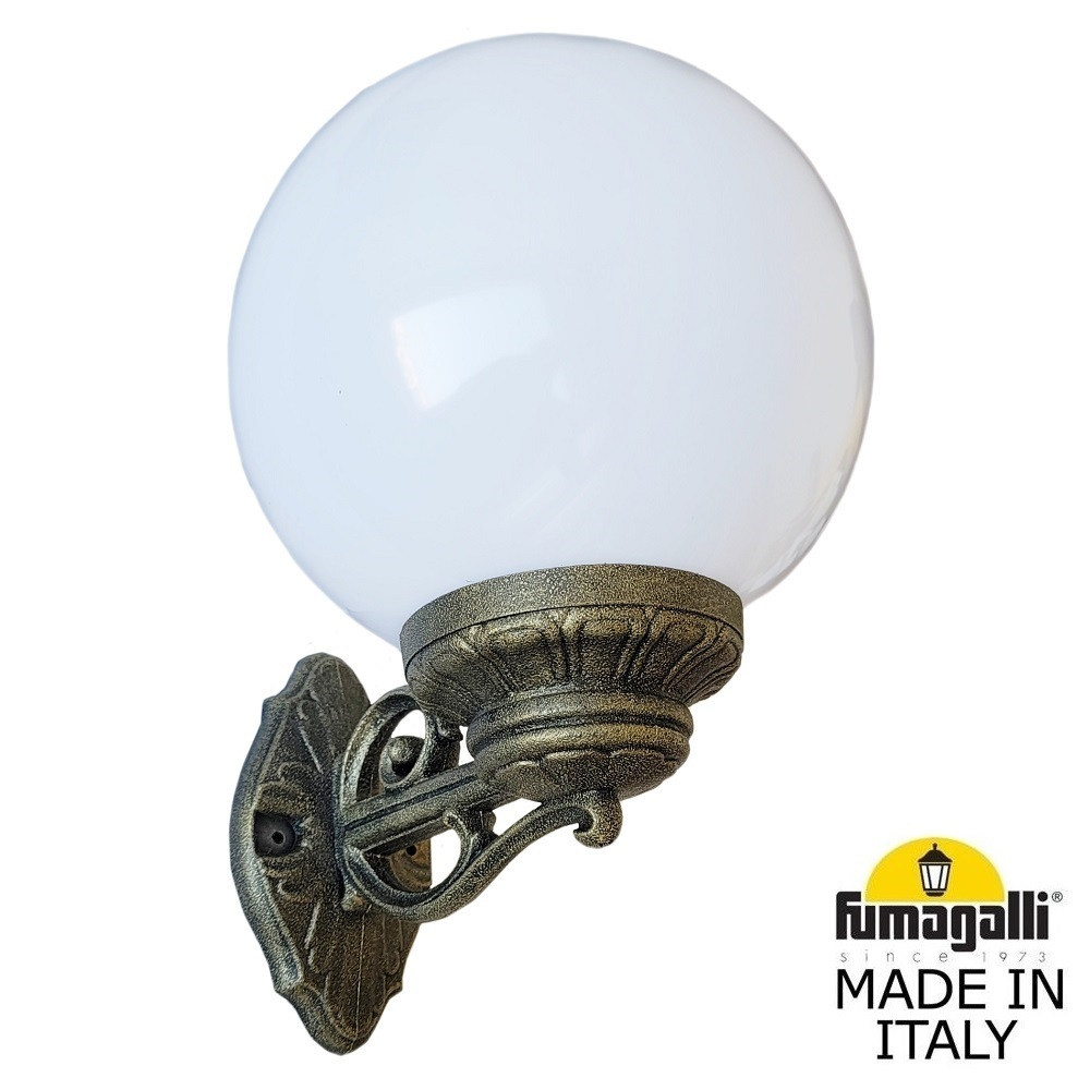 Уличный настенный светильник Fumagalli GLOBE 250 G25.131.000.BYF1R