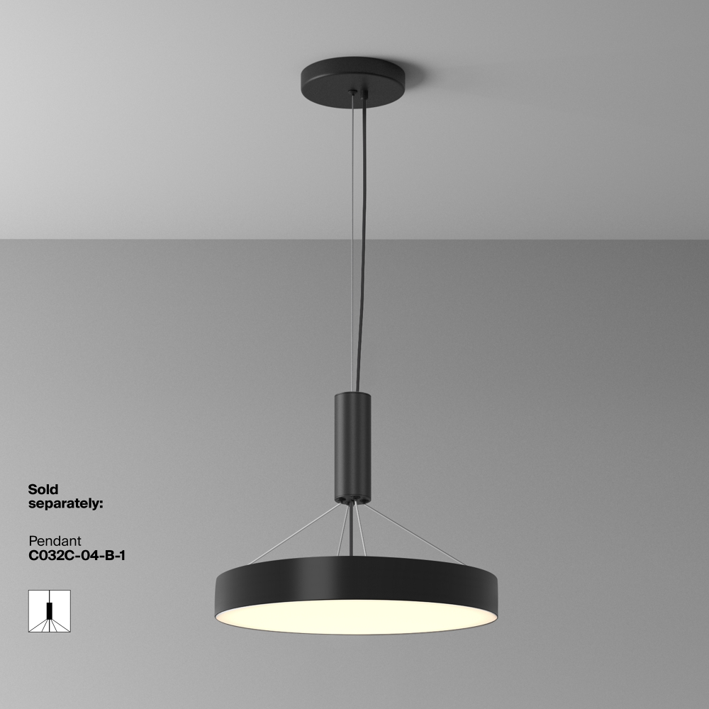 Потолочный светодиодный светильник Maytoni Zon C032CL-45W3K-RD-B
