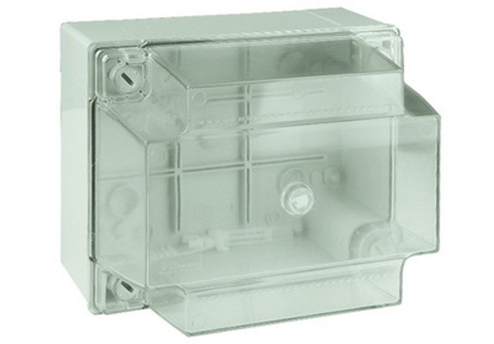 Коробка ответвит. с гладкими стенками и прозрачной крышкой, IP56, 150х110х135мм