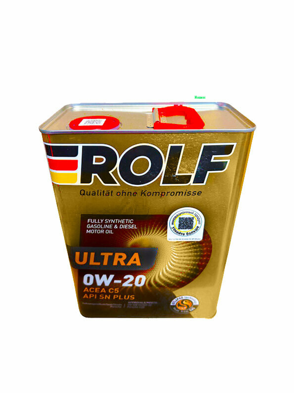 Масло моторное синтетическое Ultra 0W20 API SN ACEA C5 4л ROLF 322940