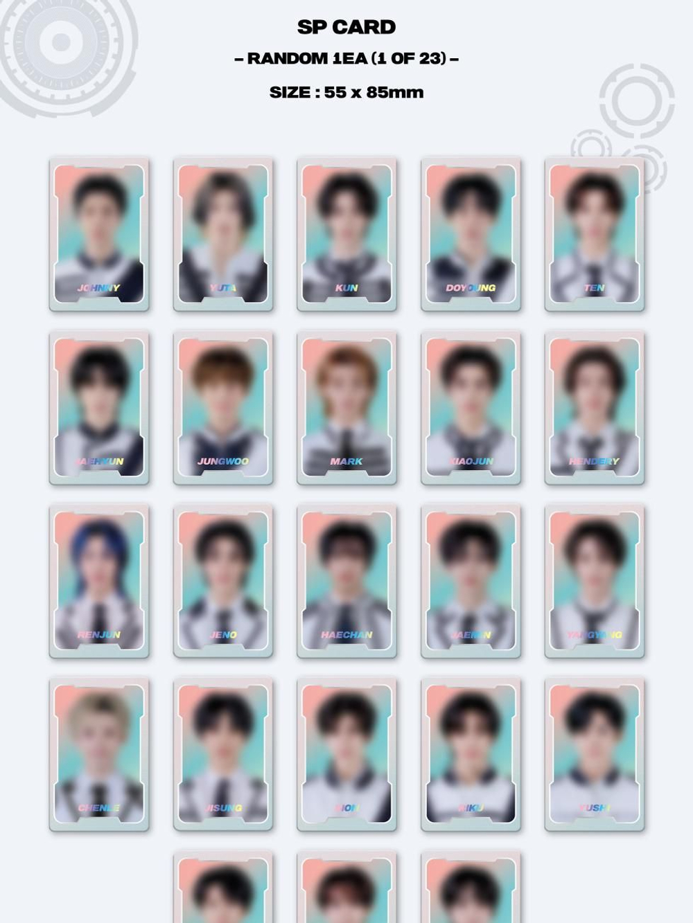 товары NCT - NCT ZONE Coupon Card WHITE AGENT Version