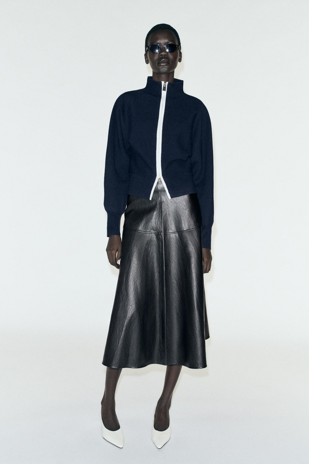 КАРДИГАН НА МОЛНИИ — ZARA