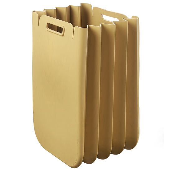 Корзина для белья складная eco packly, горчичная