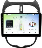 Магнитола для Peugeot 206 1998-2012 - Teyes CC4L-DTS монитор 9" IPS, Android 14, Быстрая, Snapdragon 662, CarPlay, 4G SIM-слот