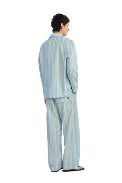 БРЮКИ RELAXED FIT ЖАККАРД В ПОЛОСКУ — ZARA