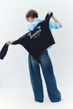 Свитшот оверсайз с надписью - H&M