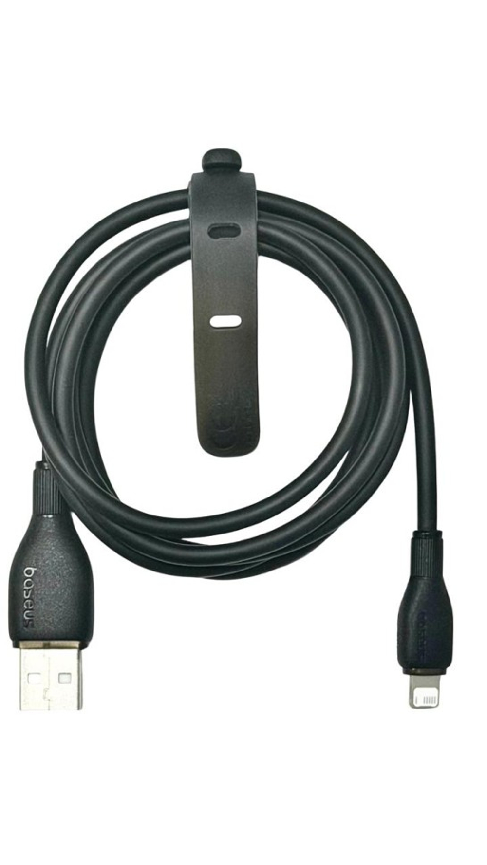 Usb Кабель-зарядка Lightning Baseus Pudding Series 2.4A 1.2м P10355700111-00 черный