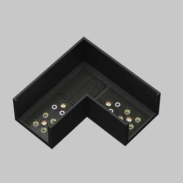 Коннектор питания угловой TRA160CL-11B чёрный Elasity Maytoni