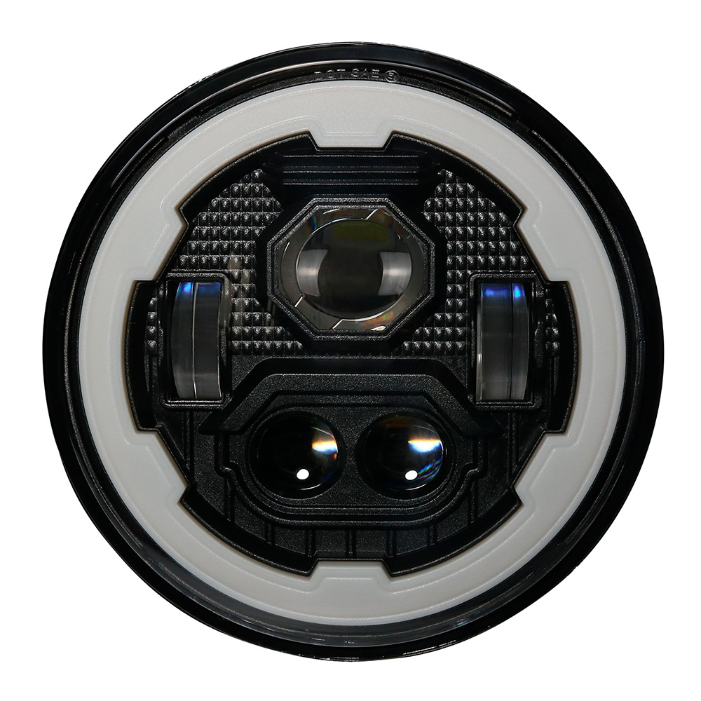 Фара LED 12-24V  7дюймов 2121Нива (Дальний+Ближ+ДХО) 22W пара NTS DH-C301