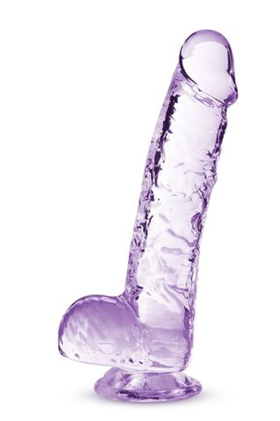 Сиреневый фаллоимитатор 6 Inch Crystalline Dildo - 15,2 см. (Цвет: сиреневый)