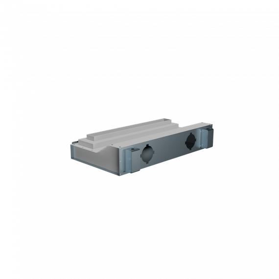 Flexag SHN-1-500-25-W щелевой диффузор с низкопрофильной КСД под гипсокартон, белый