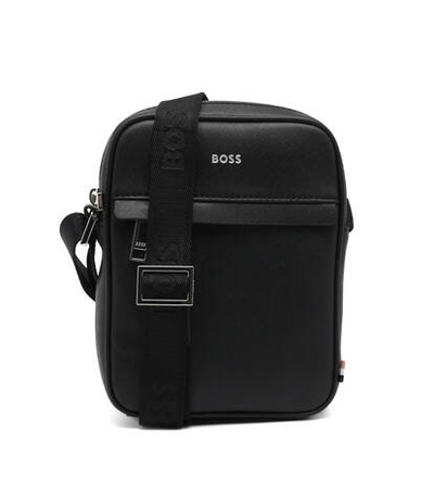 Кожаная сумка кросс-боди Zair_NS BOSS BLACK - черный(50483566)