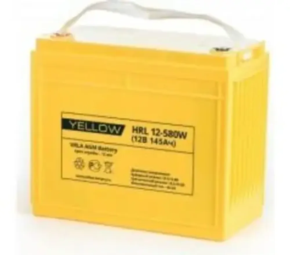Аккумулятор YELLOW HRL 12-580W | 145 Ач | 12В AGM