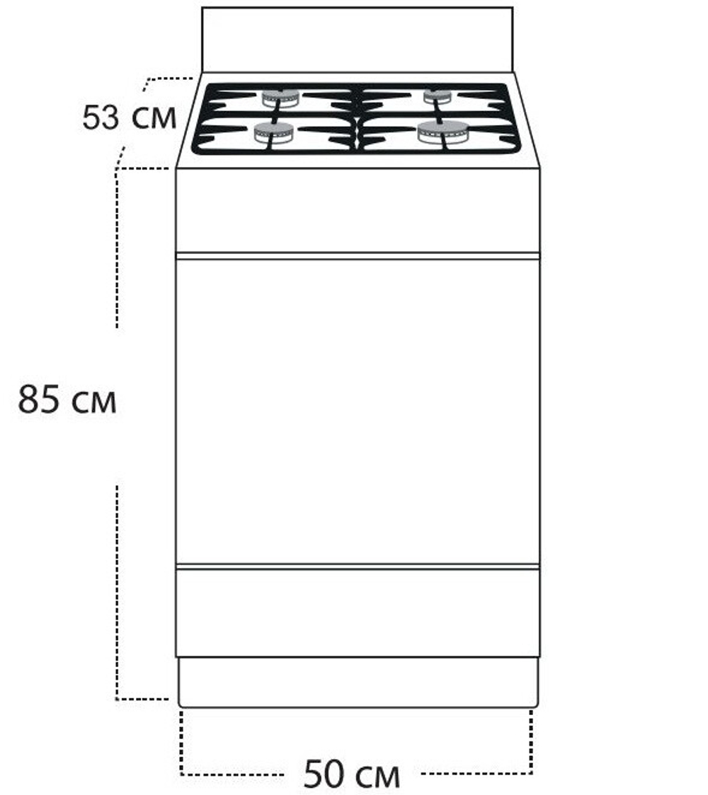 Плита газовая GEFEST 3200-08 К19 (кор)