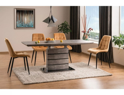 Стул SIGNAL CHIC Velvet Bluvel 68 карри/черный