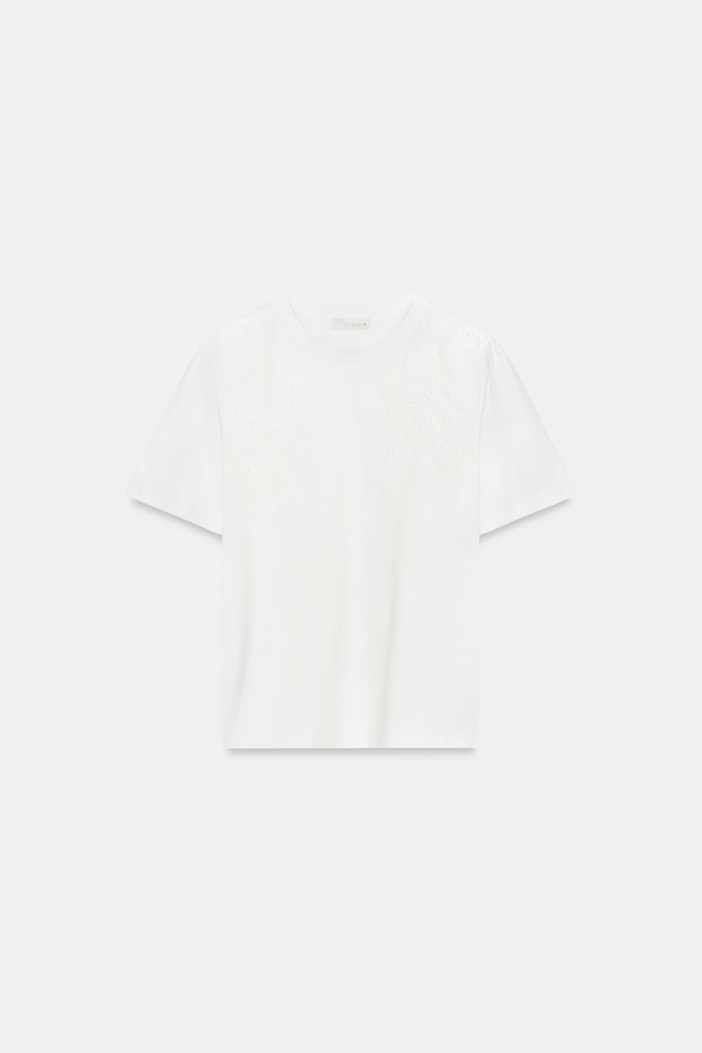 ФУТБОЛКА С ВЫШИВКОЙ — ZARA